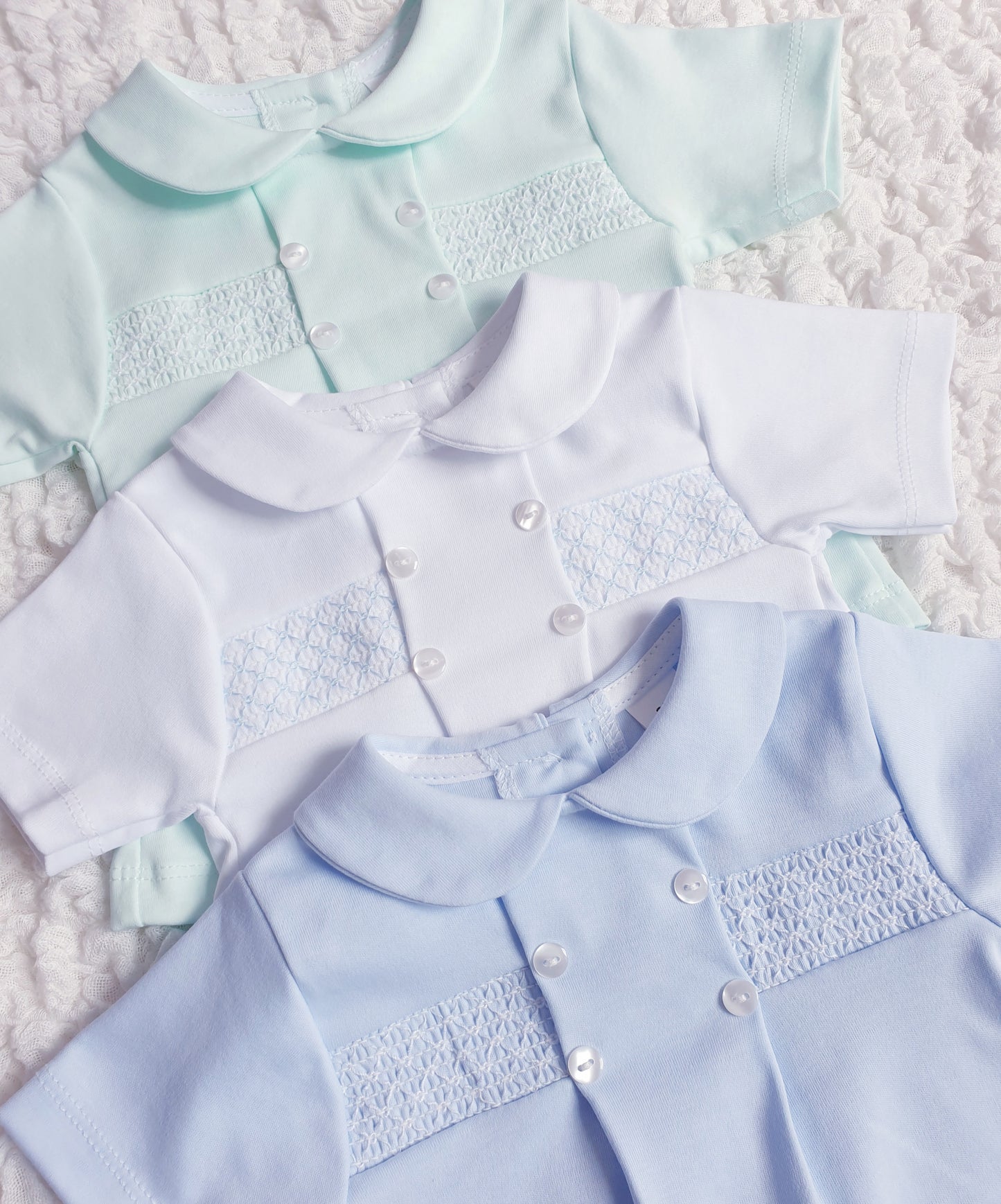 Baby Boys Smocked Jam Pants Set