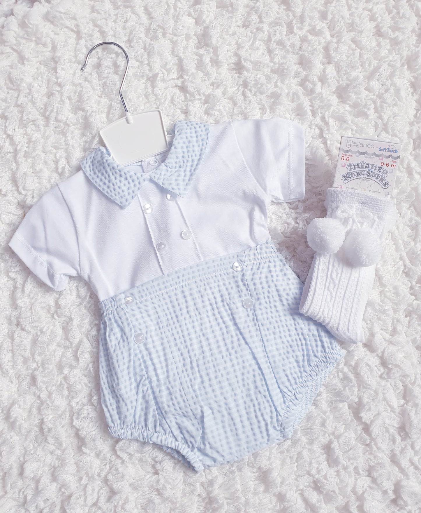 Baby Boys Striped Jam Pants Set