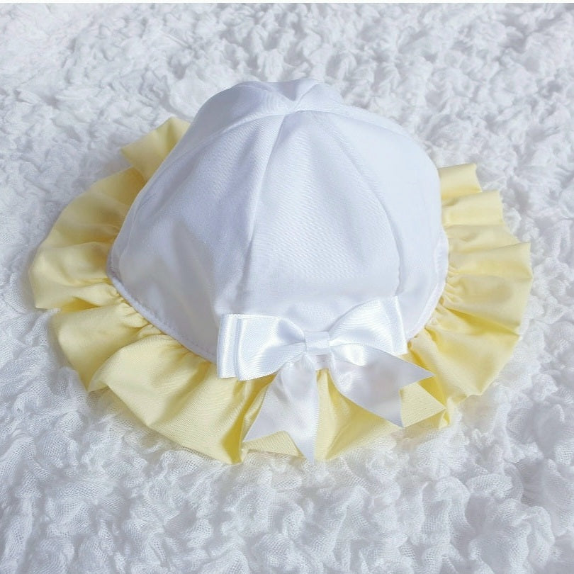 Baby Girls Ribbon Bow Summer Hat