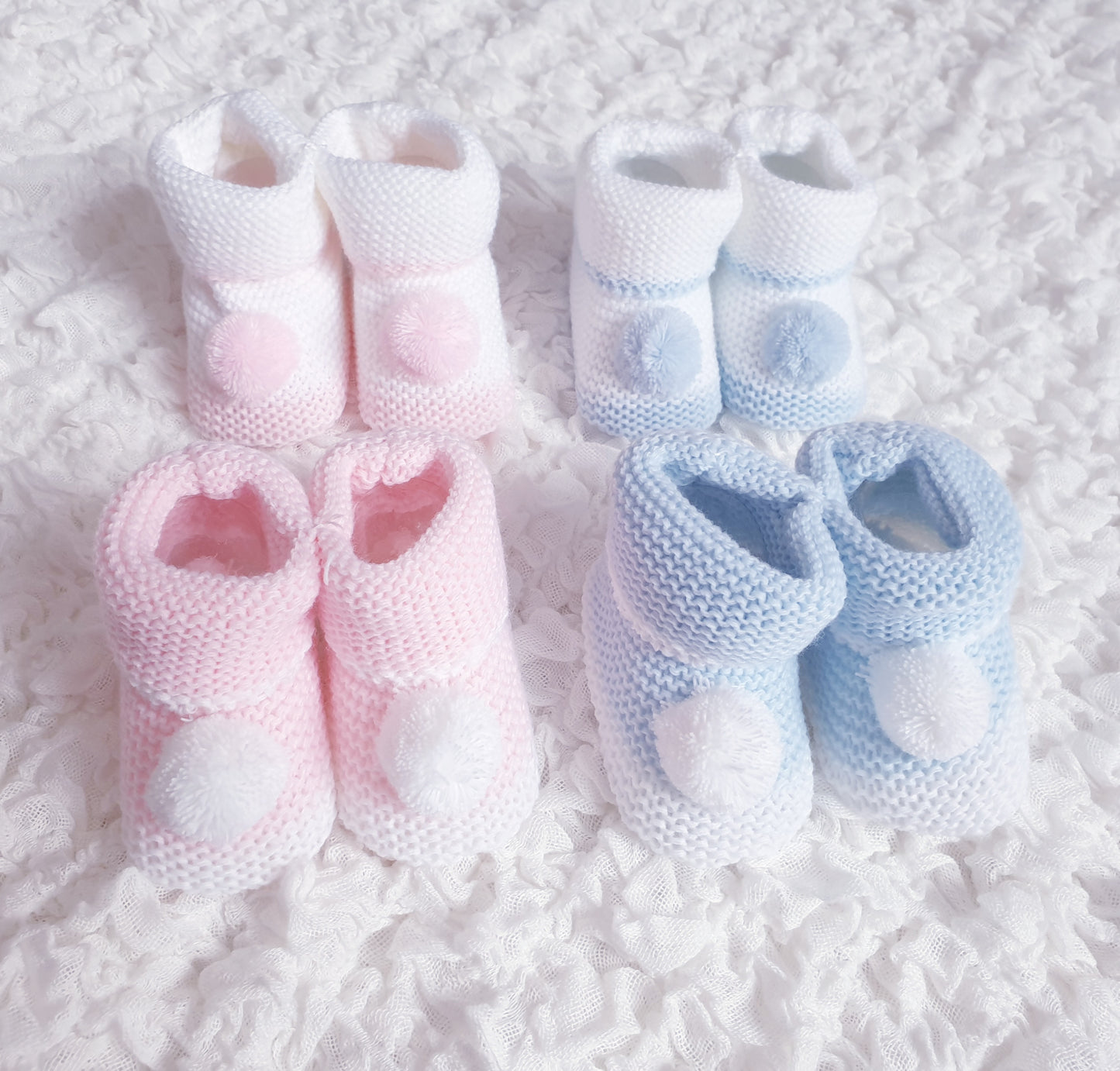 Baby Pom Pom Booties