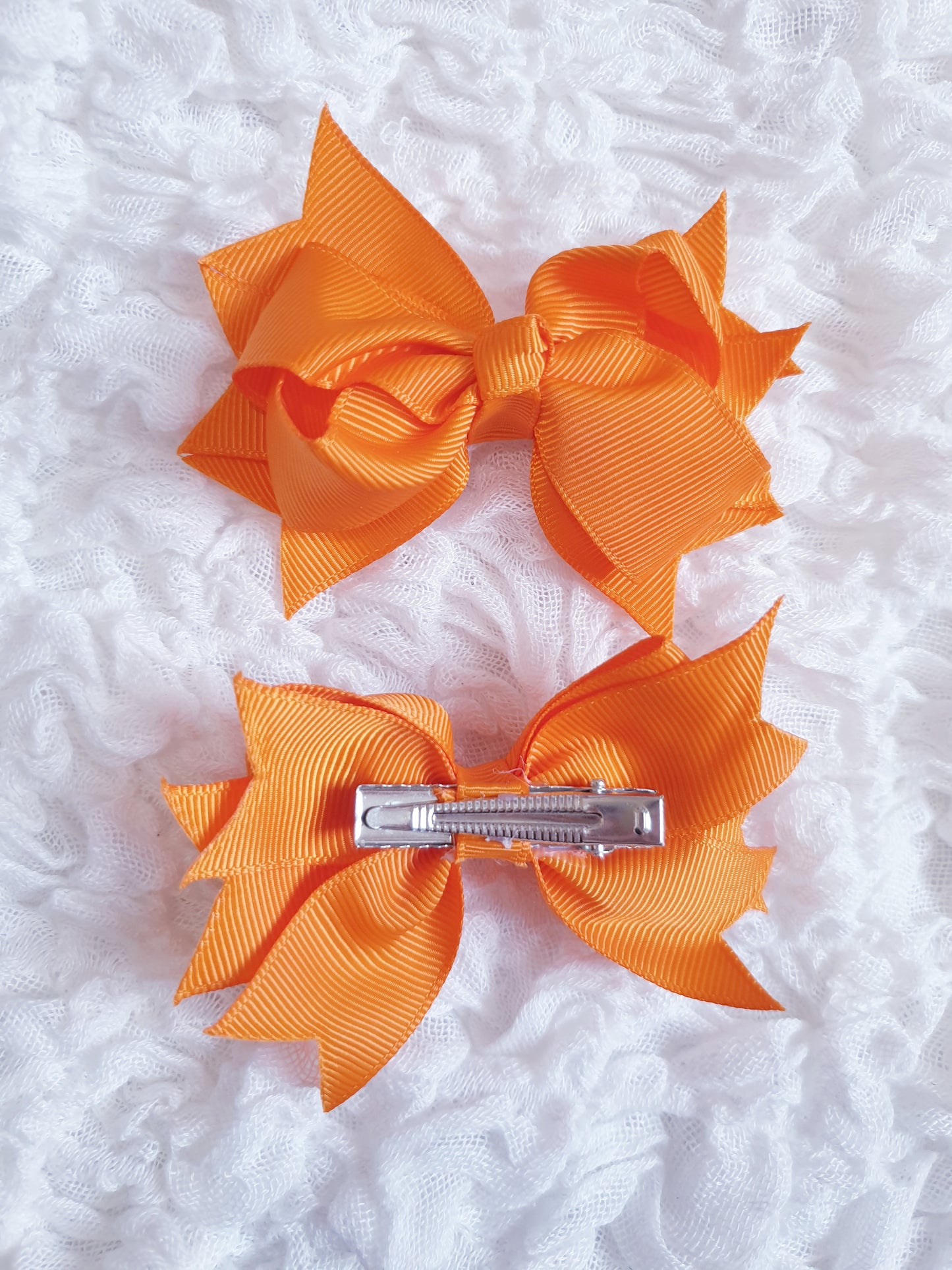 Medium Hair Bow Clips x2