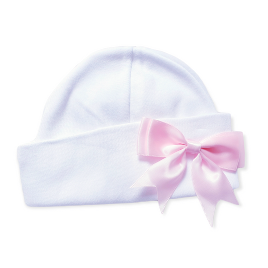 Newborn Baby Girl's Bow Hat