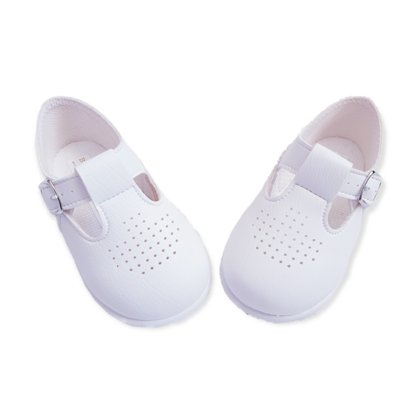 White T Bar Shoes