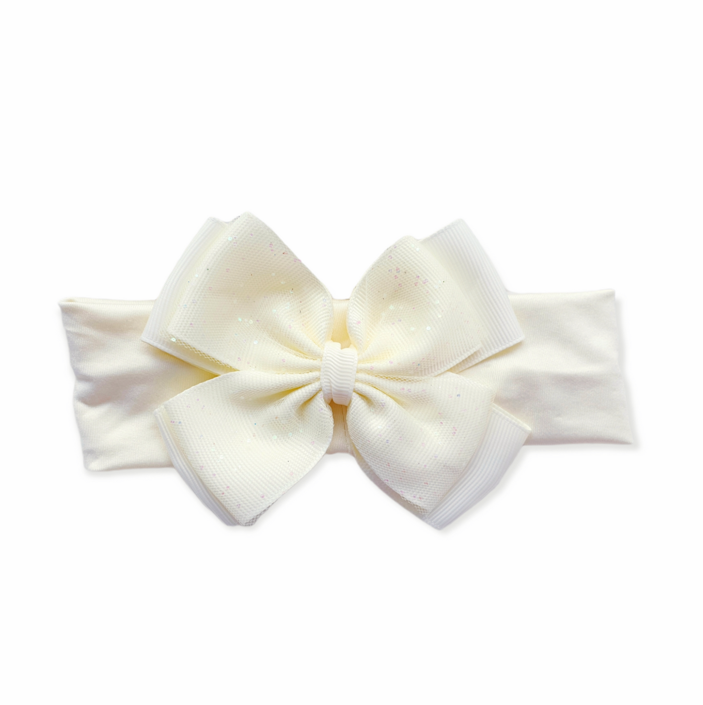 Glitter Bow Baby Headband