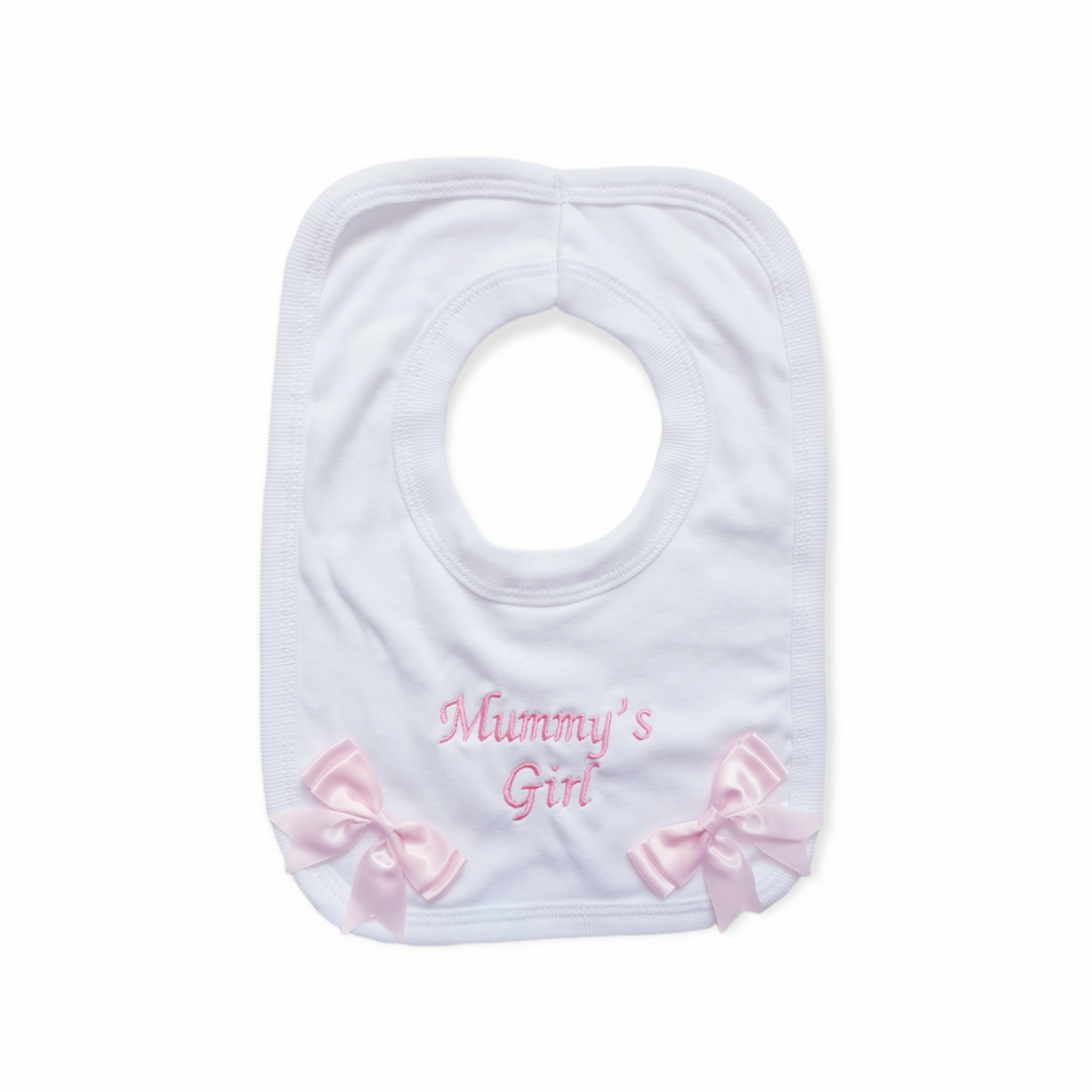 Pink Bow Mummy's Girl Bib